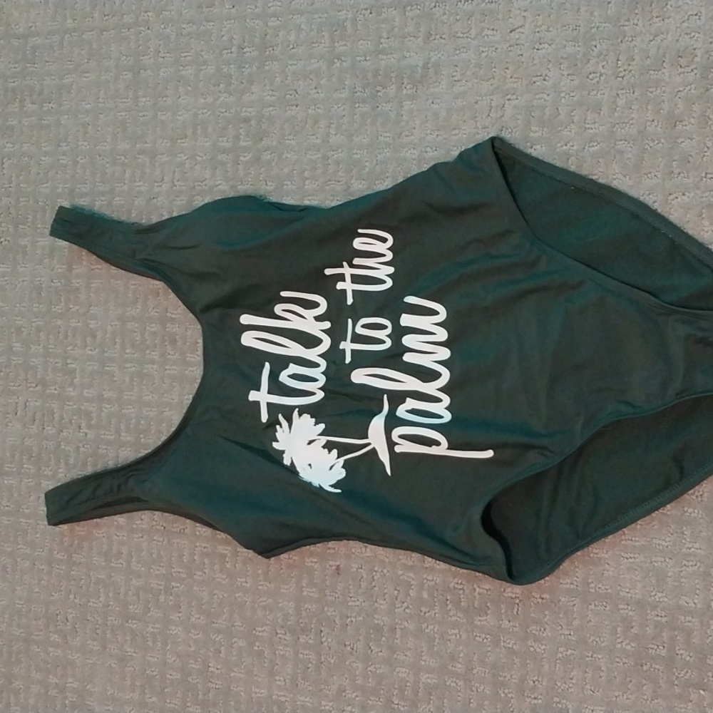 Green One Piece Swimsuit
